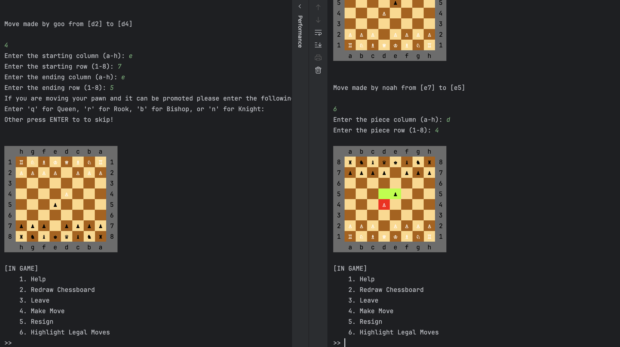 Chess Game Project